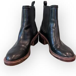 Steve Madden Women’s Curtsy Black Chelsea Boots Size 11M